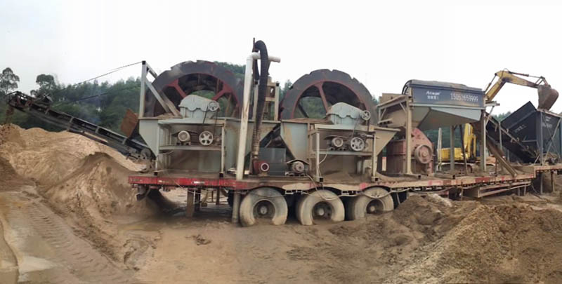 大型移動式洗沙機(jī) 大型移動式洗沙機(jī)