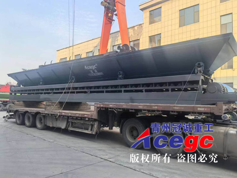 成套洗沙機設備發(fā)往河南