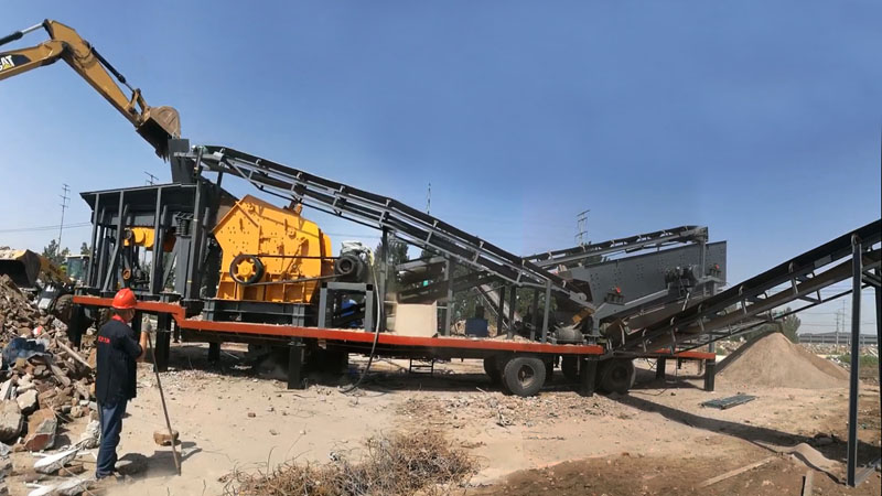 移動(dòng)式分離破碎站 移動(dòng)式分離破碎站